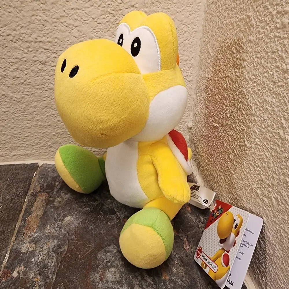 Plush - Yoshi Yellow, 8-inch (NEW) - Super Mario - Nintendo